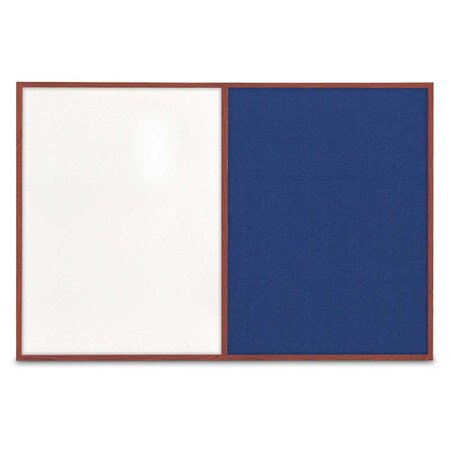 United Visual Products Slim Style Indoor Enclosed Corkboard, 42 UVRDS42SBH-BLACK-PEARL